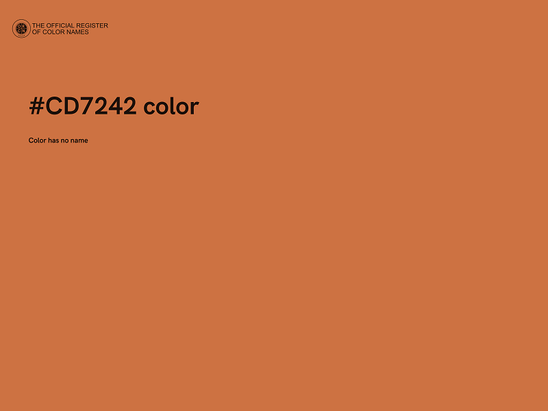 #CD7242 color image