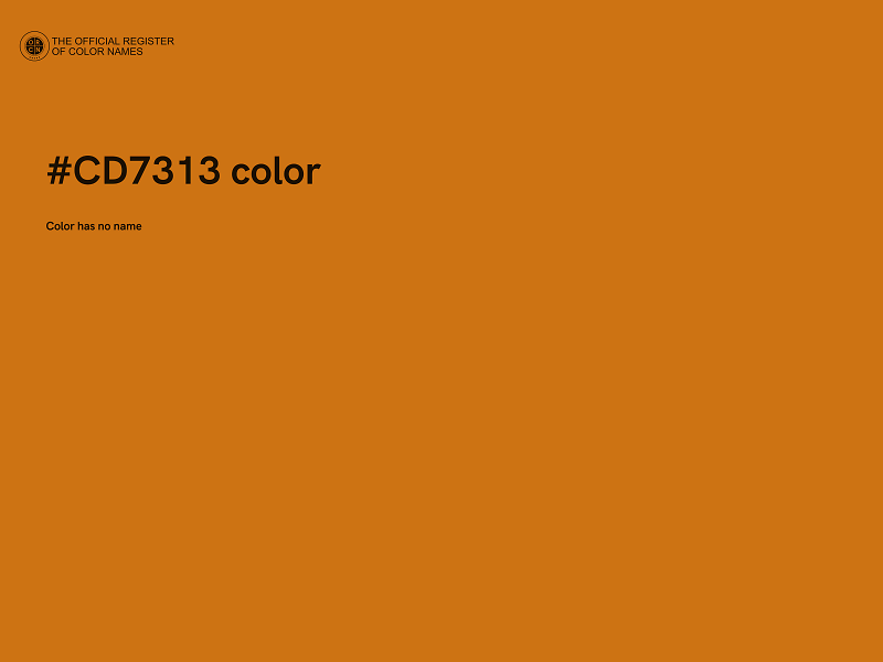 #CD7313 color image