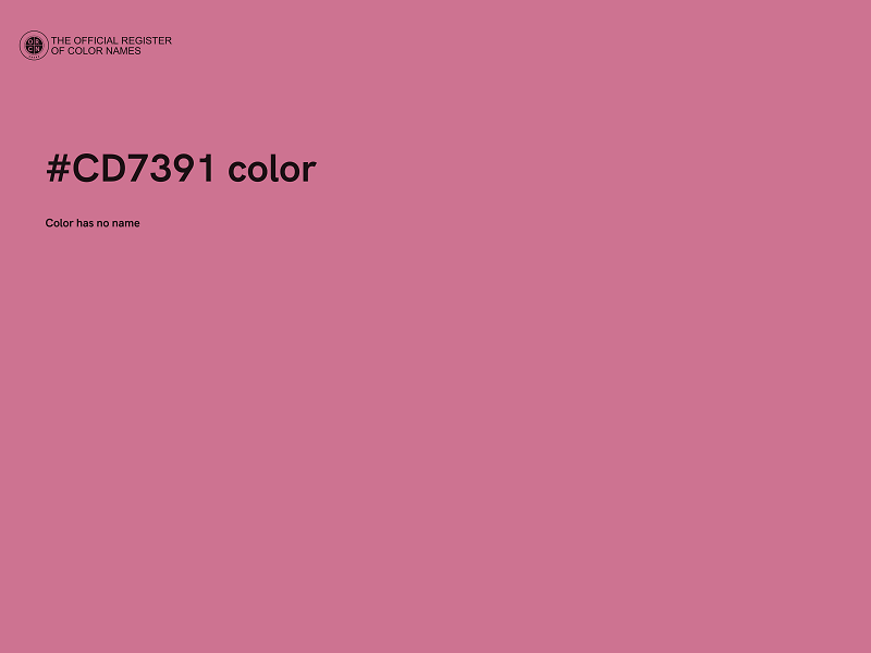 #CD7391 color image