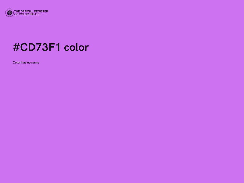 #CD73F1 color image