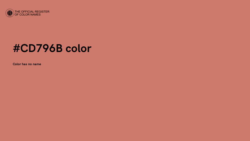 #CD796B color image