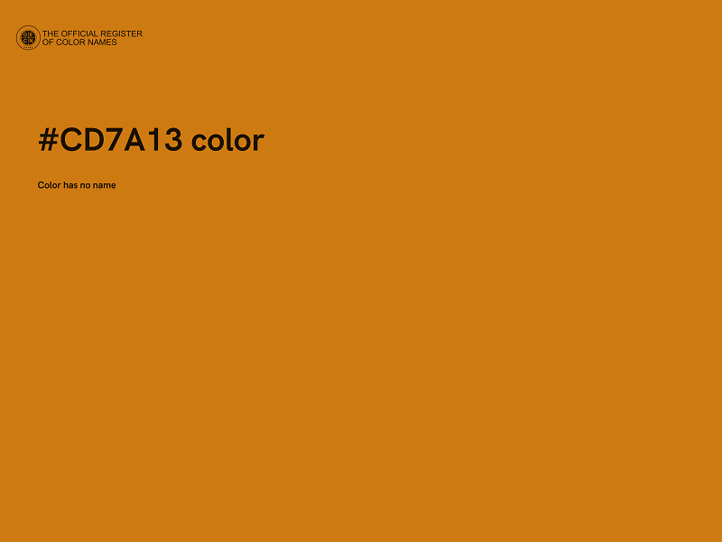 #CD7A13 color image