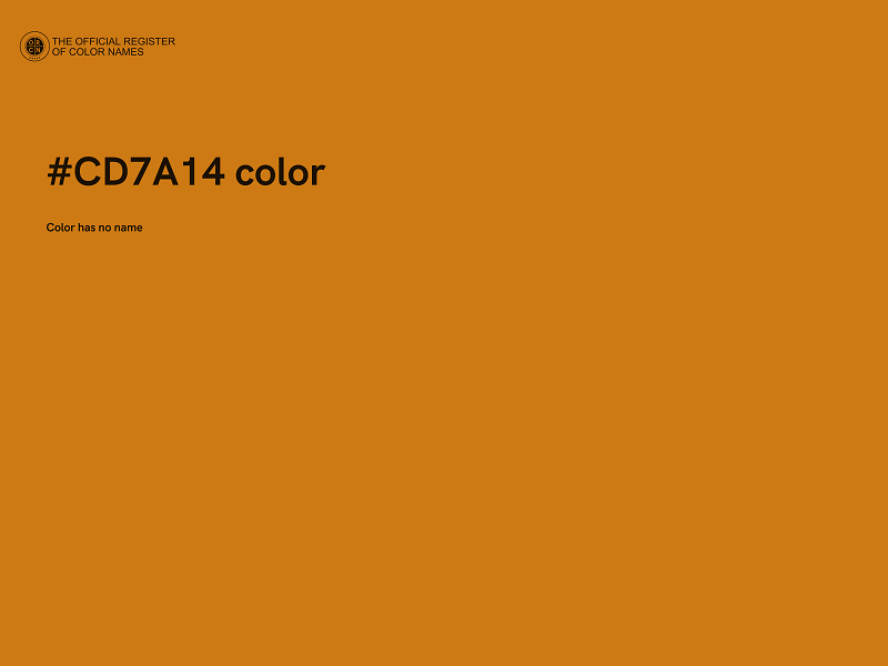 #CD7A14 color image