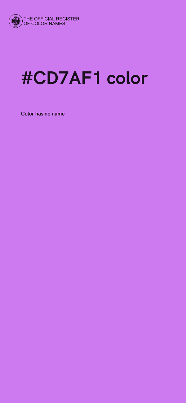 #CD7AF1 color image