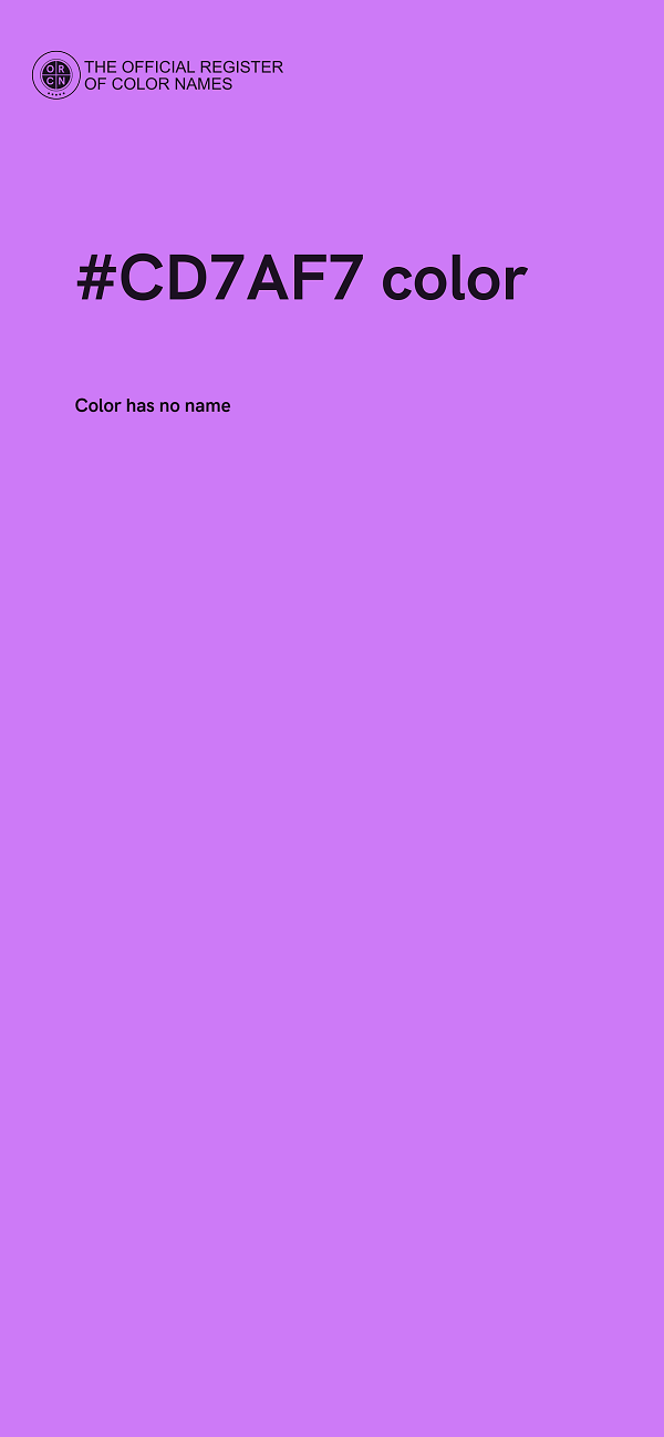 #CD7AF7 color image
