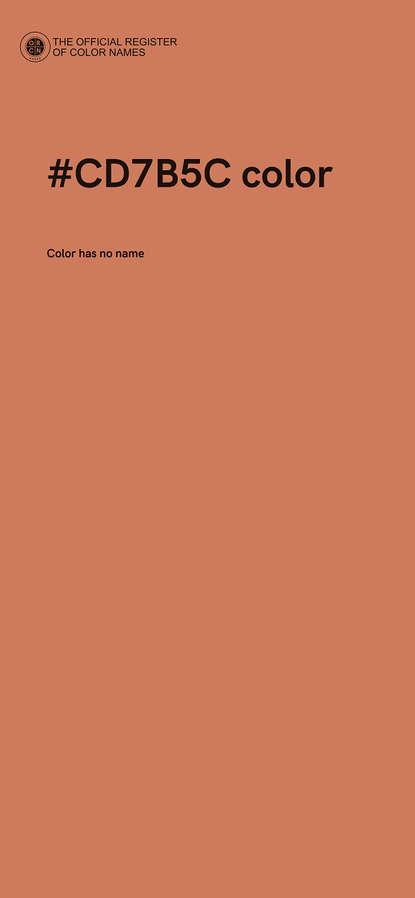 #CD7B5C color image