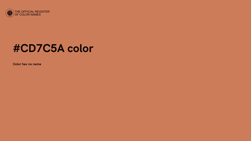 #CD7C5A color image