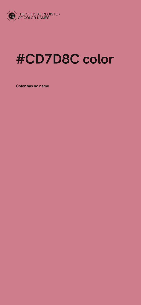 #CD7D8C color image