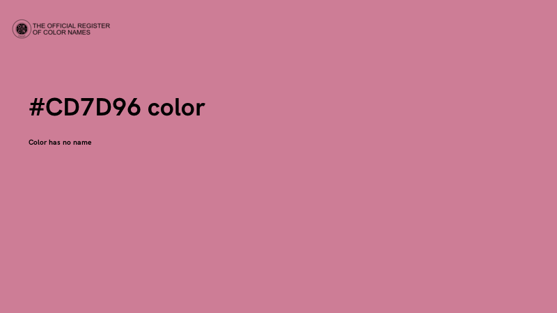 #CD7D96 color image