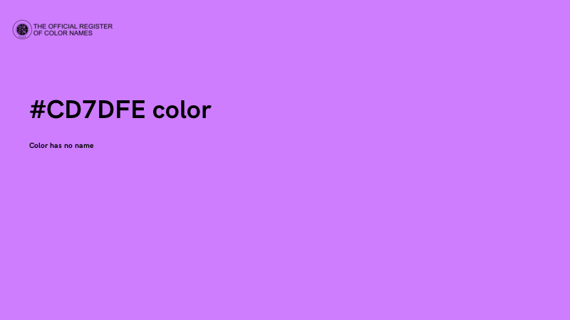 #CD7DFE color image
