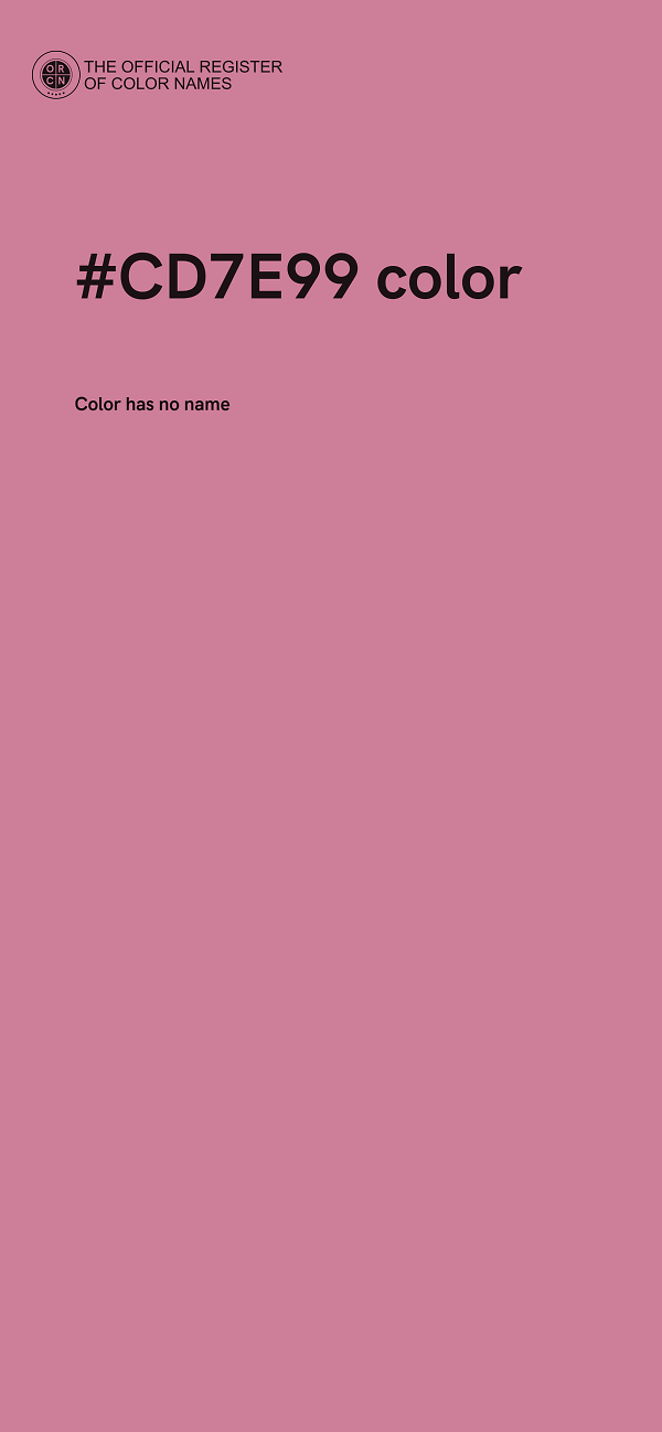 #CD7E99 color image