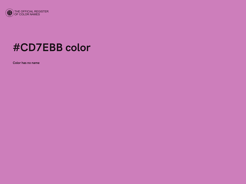 #CD7EBB color image