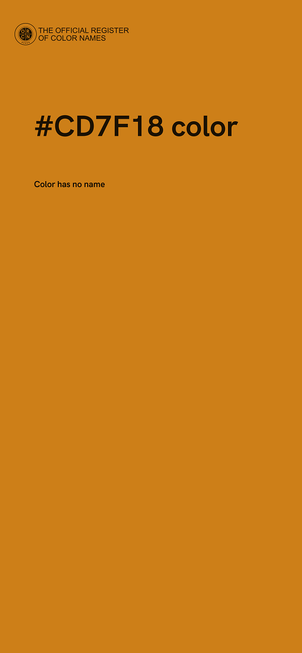 #CD7F18 color image