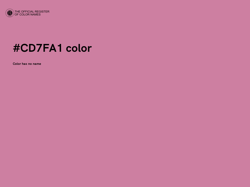 #CD7FA1 color image