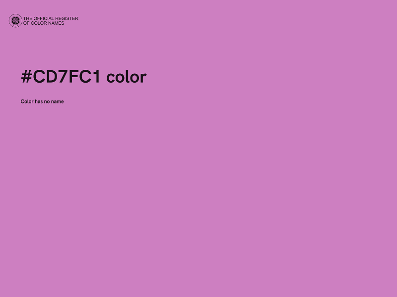 #CD7FC1 color image