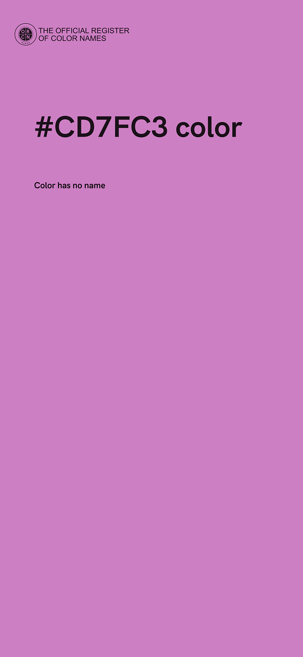 #CD7FC3 color image