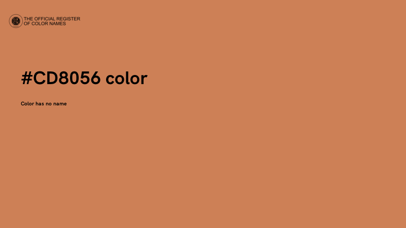#CD8056 color image