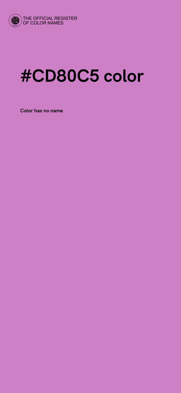 #CD80C5 color image
