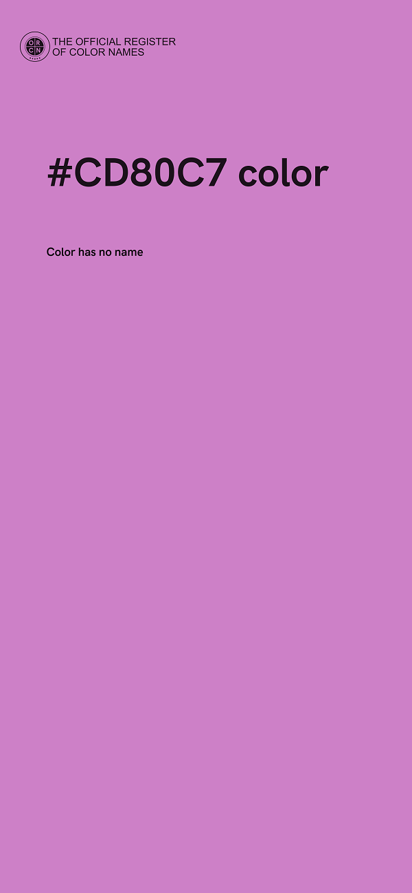 #CD80C7 color image