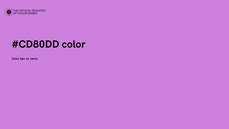 #CD80DD color image