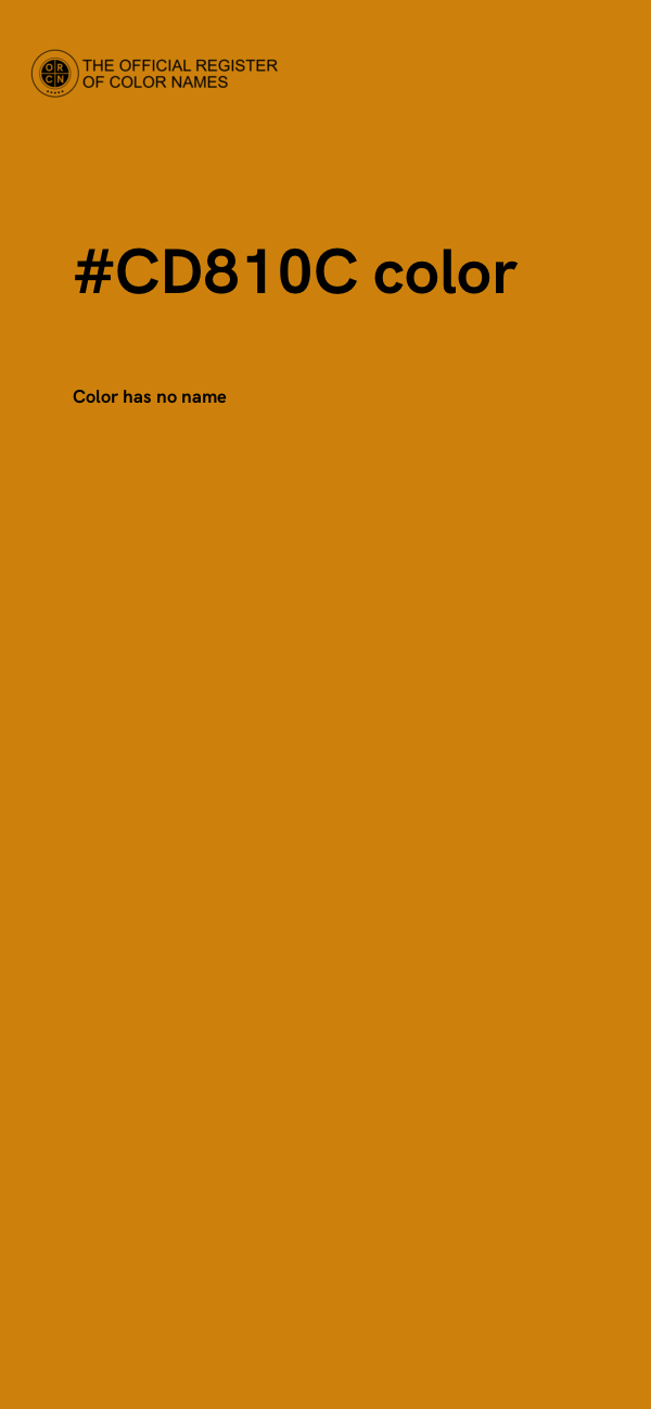 #CD810C color image