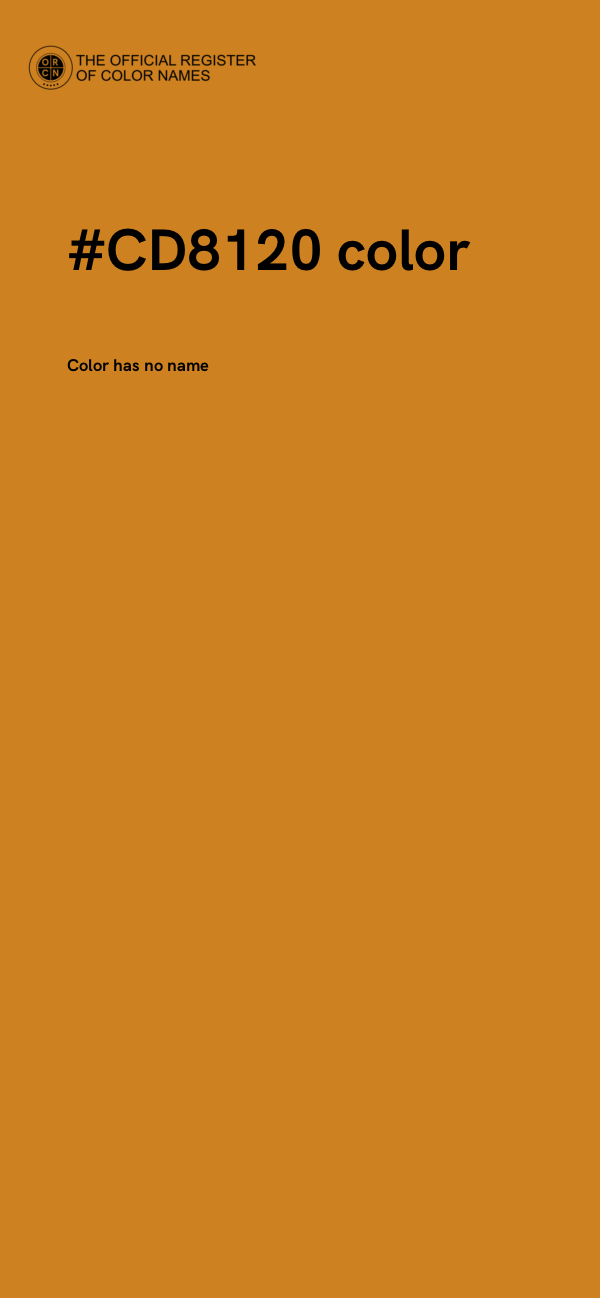 #CD8120 color image