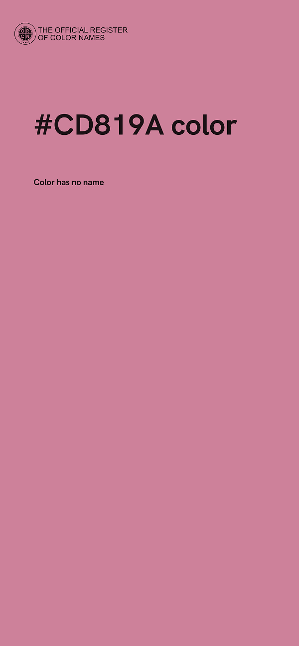 #CD819A color image