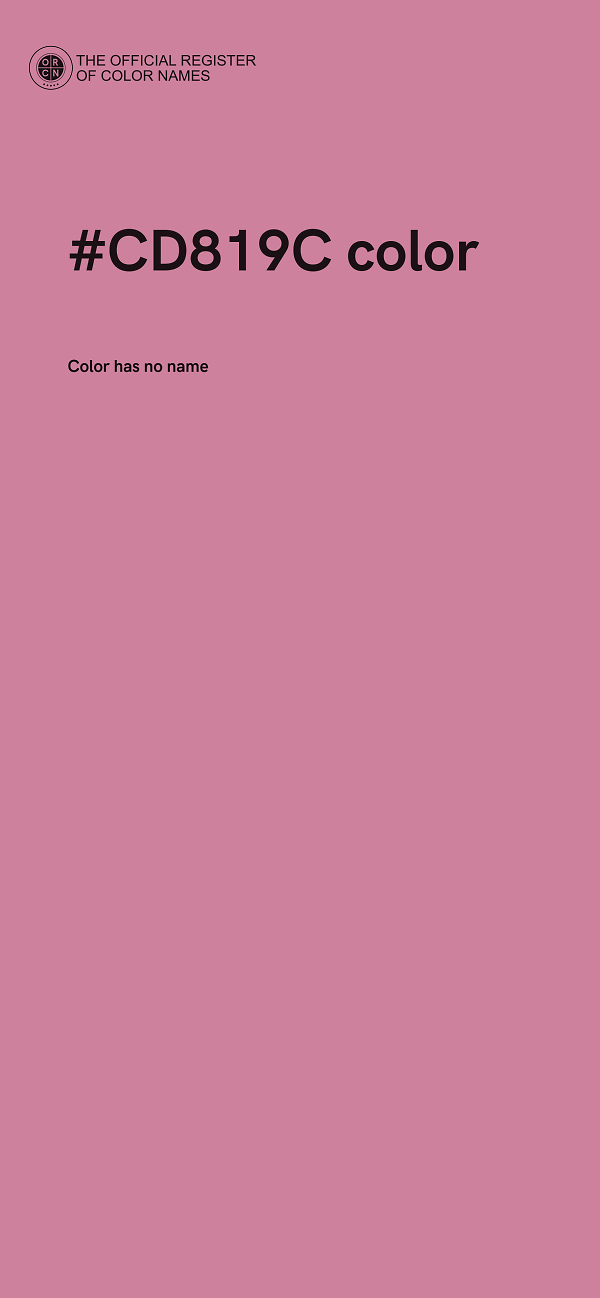 #CD819C color image