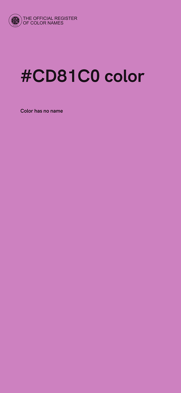 #CD81C0 color image