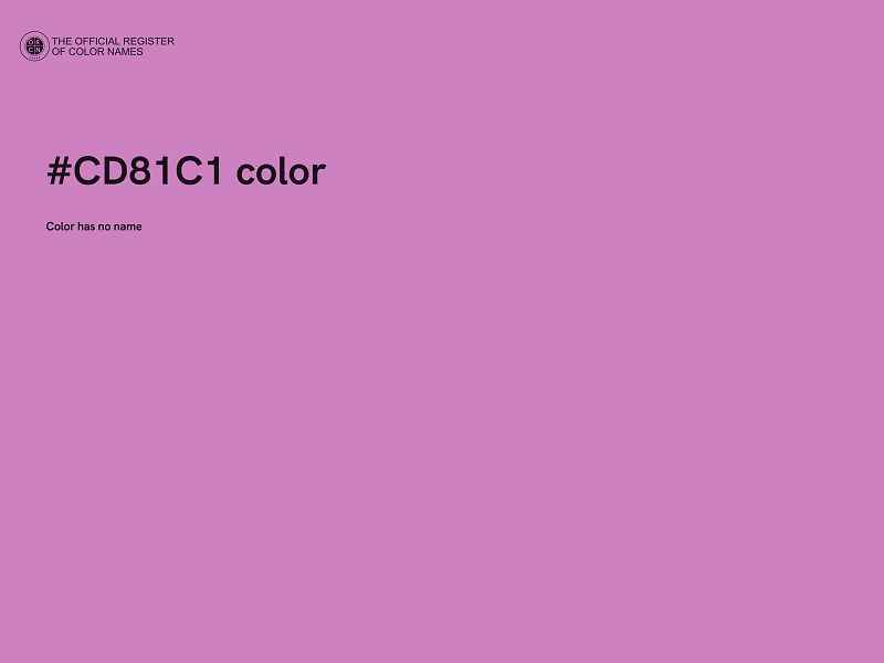 #CD81C1 color image