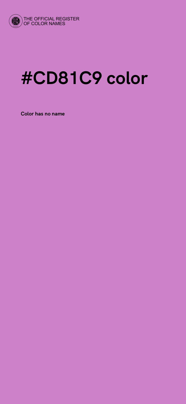 #CD81C9 color image