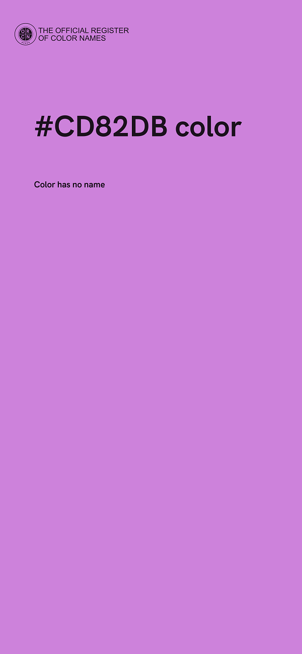 #CD82DB color image