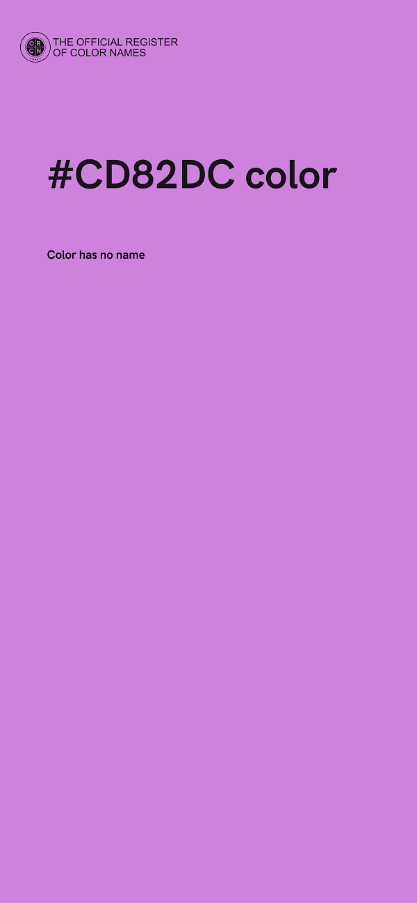 #CD82DC color image