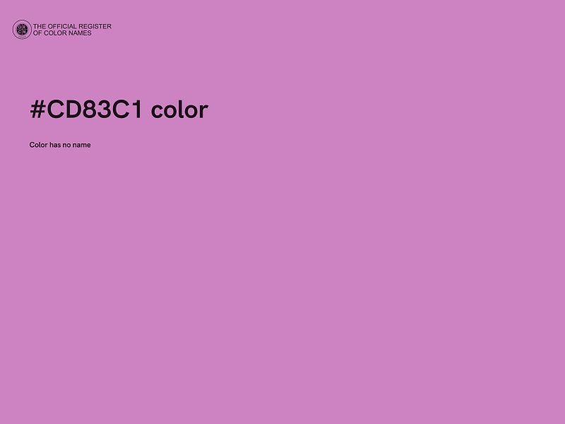 #CD83C1 color image