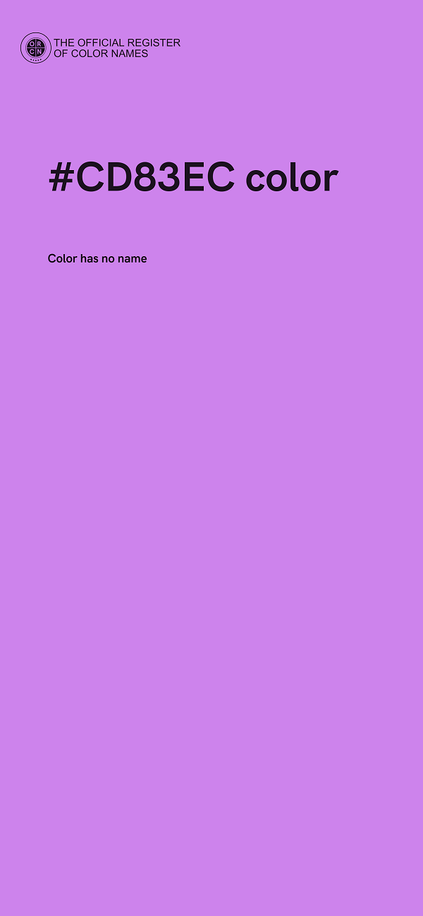 #CD83EC color image