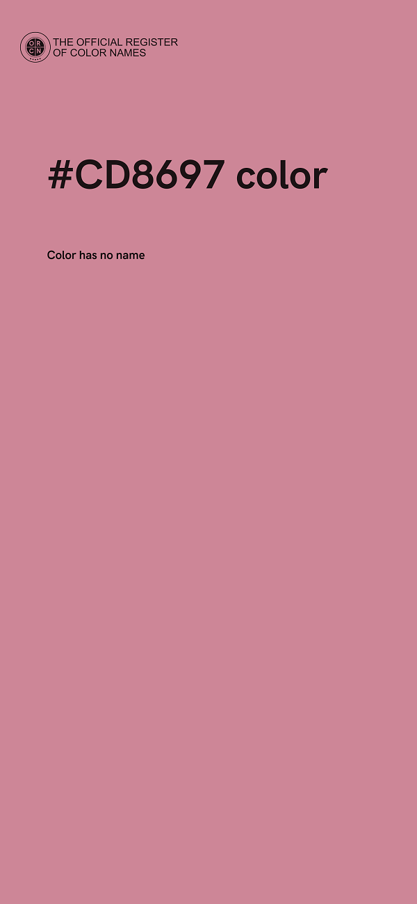 #CD8697 color image
