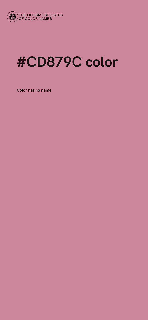 #CD879C color image