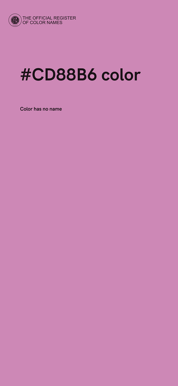#CD88B6 color image