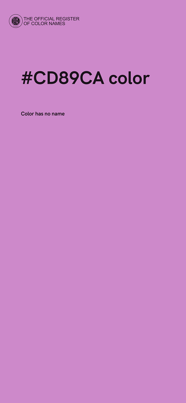 #CD89CA color image