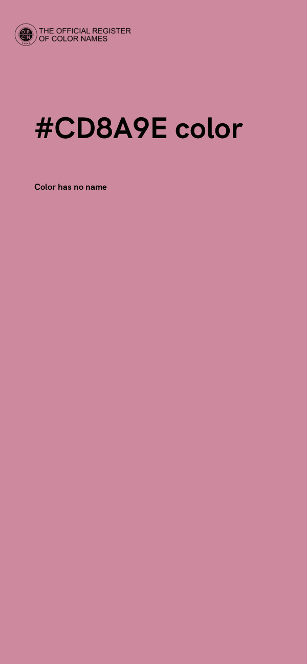 #CD8A9E color image