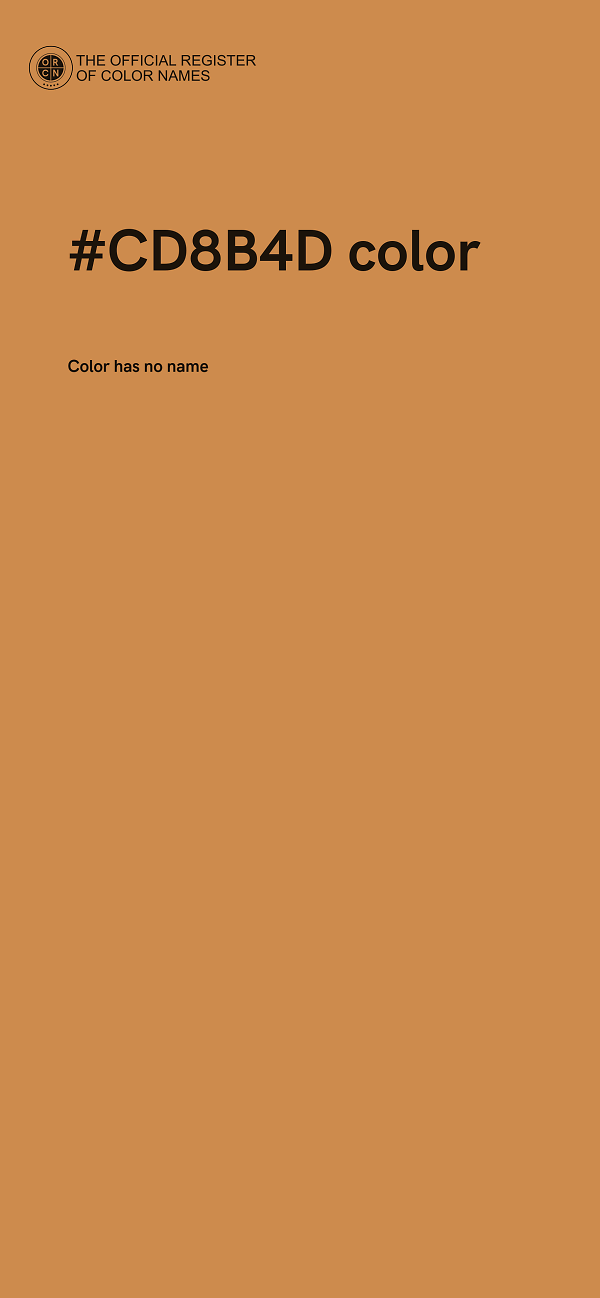 #CD8B4D color image