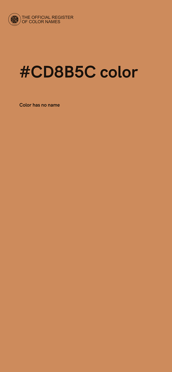 #CD8B5C color image