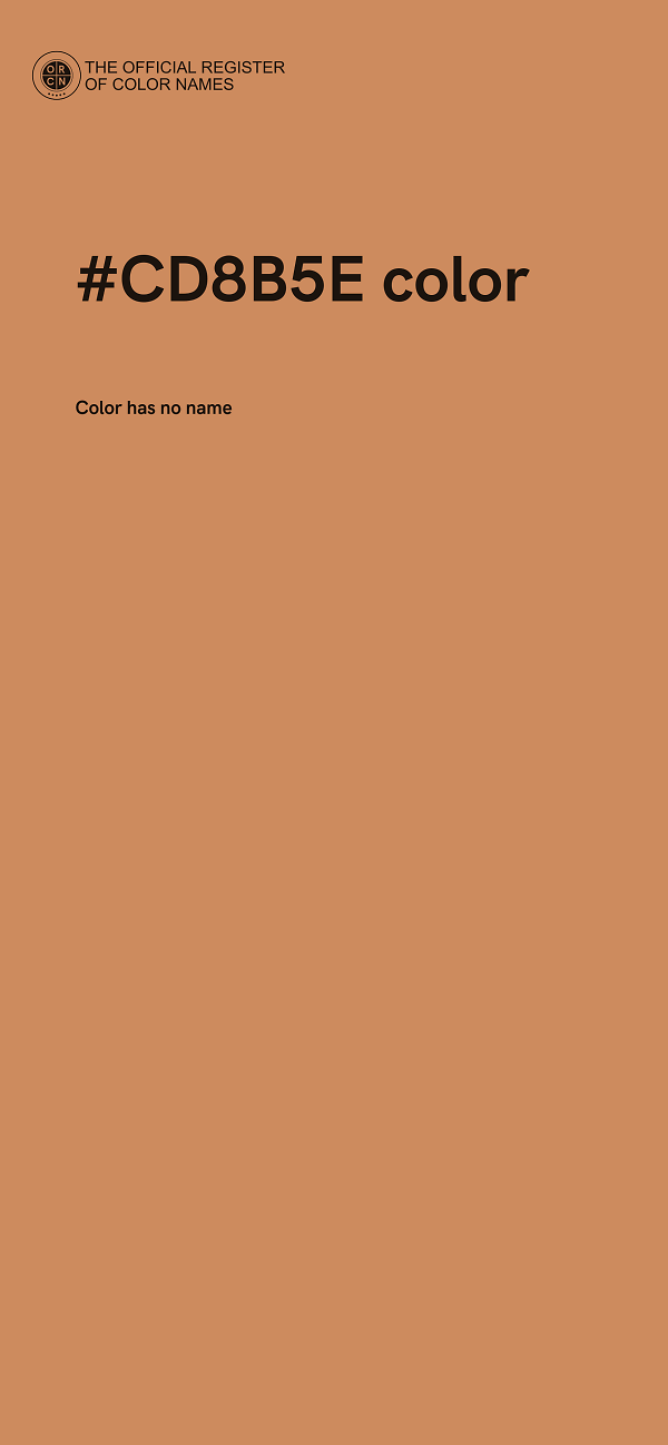 #CD8B5E color image