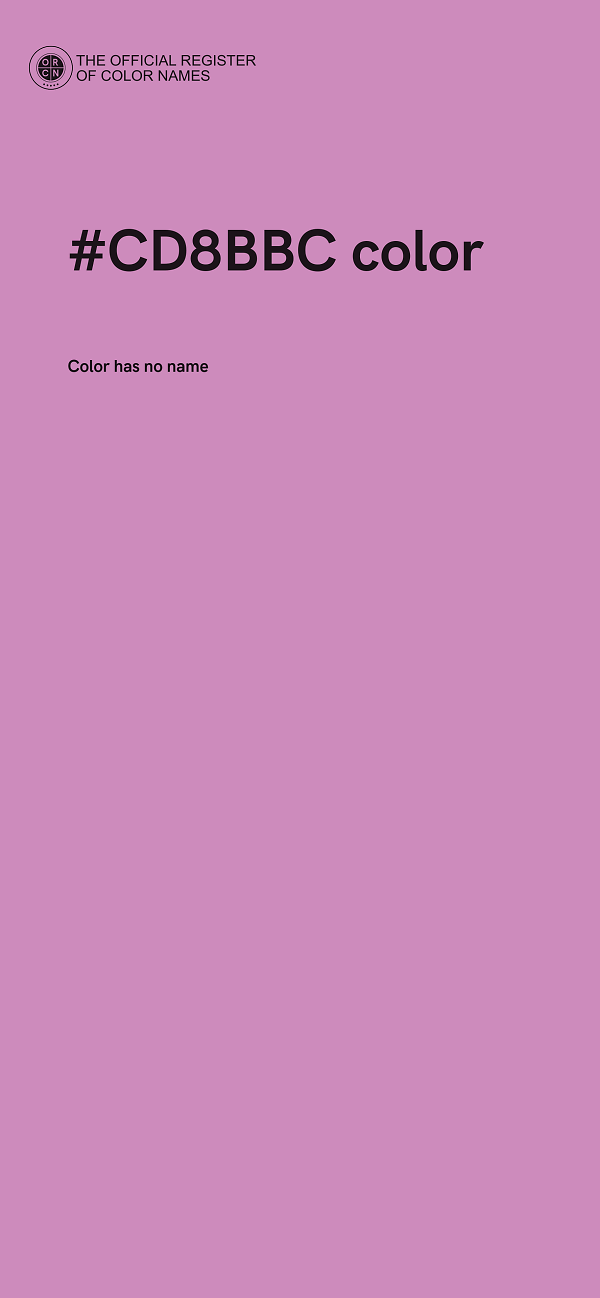 #CD8BBC color image
