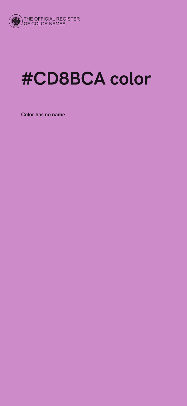 #CD8BCA color image