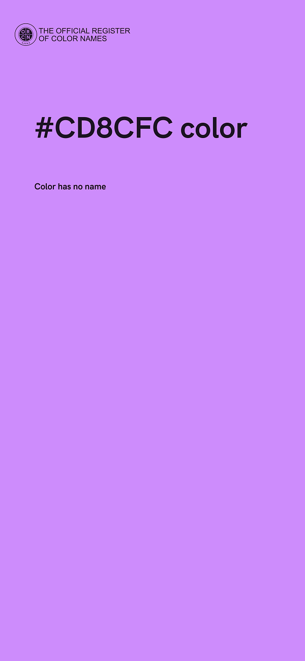 #CD8CFC color image