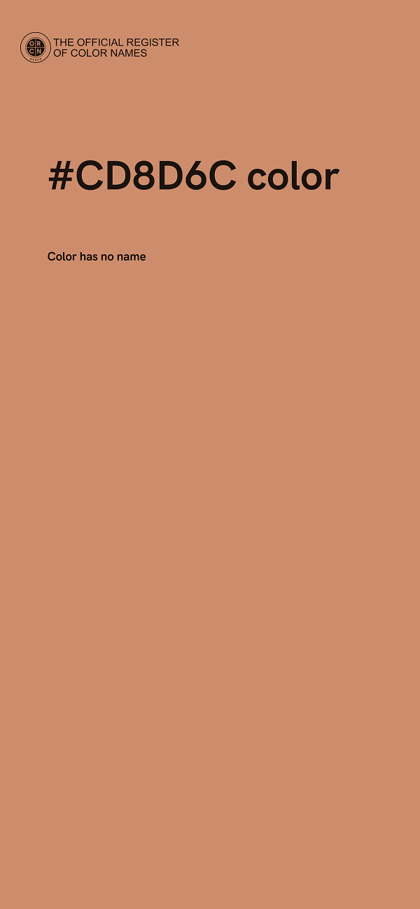 #CD8D6C color image