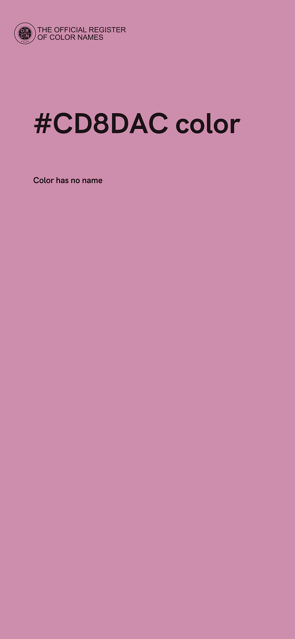 #CD8DAC color image