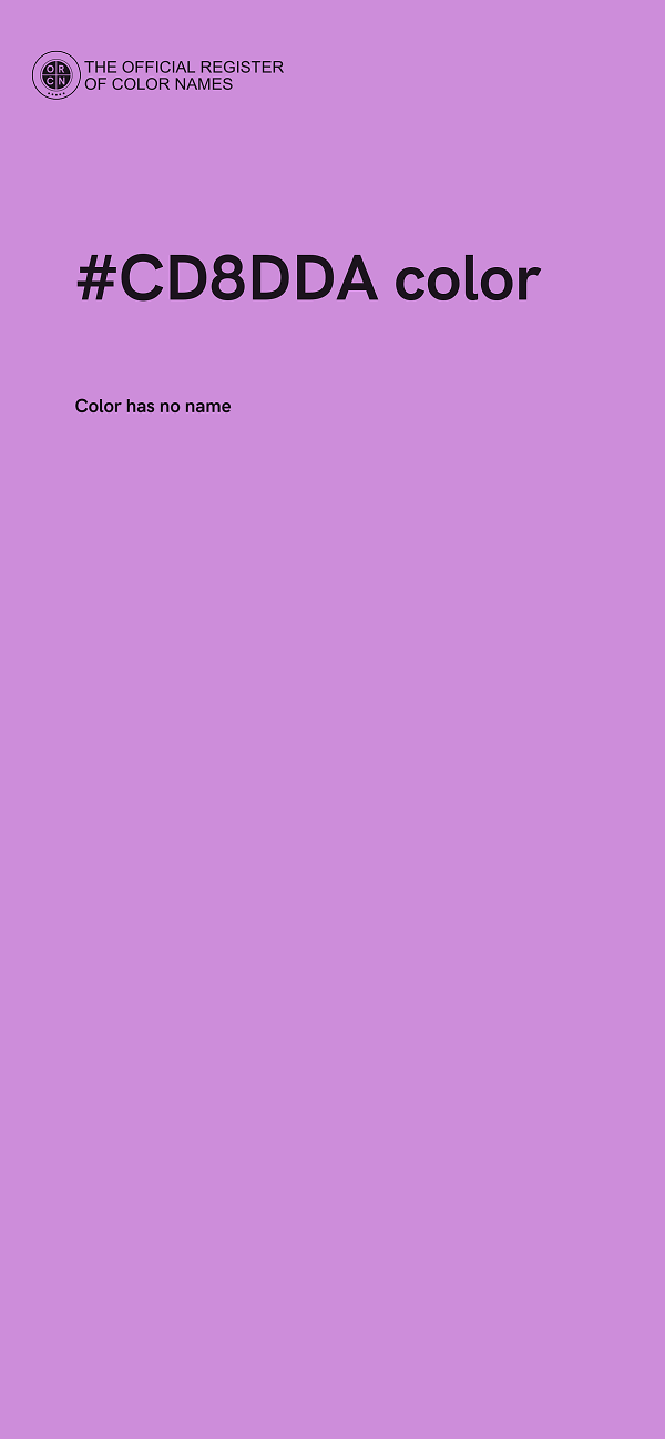 #CD8DDA color image