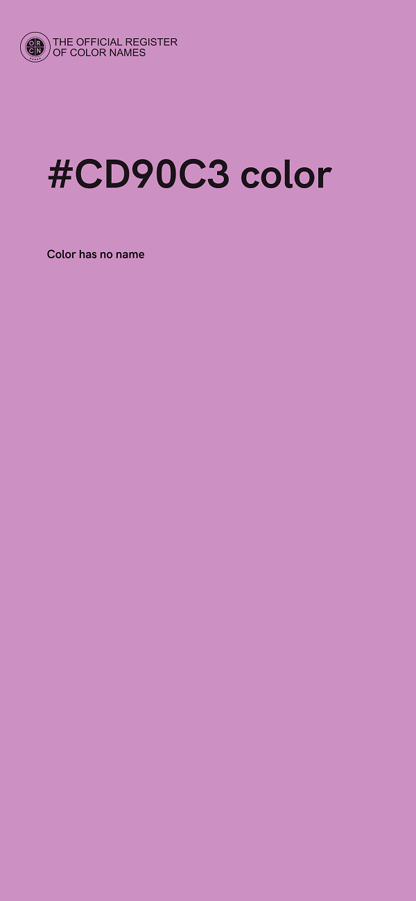 #CD90C3 color image
